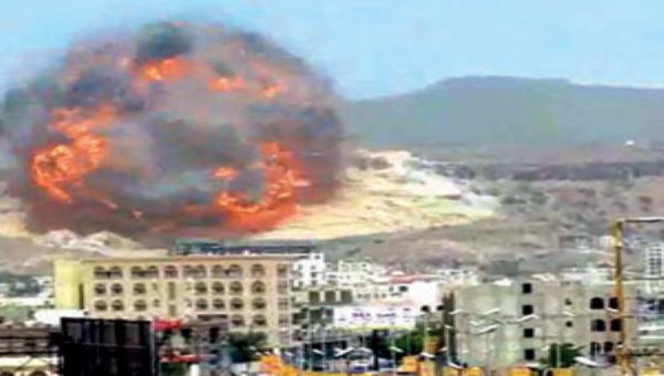 التحالف : تدمير اسلحة للحوثيين تحت الارض