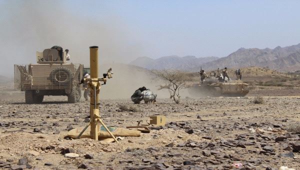 لحج : شهيد وجريحان خلال قصف المليشيات موقع الجيش في كرش