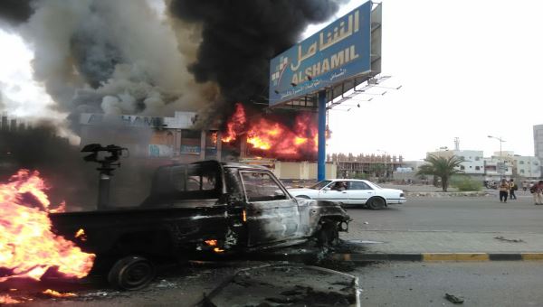 دوي انفجار عنيف يهز جزيرة العمال في عدن