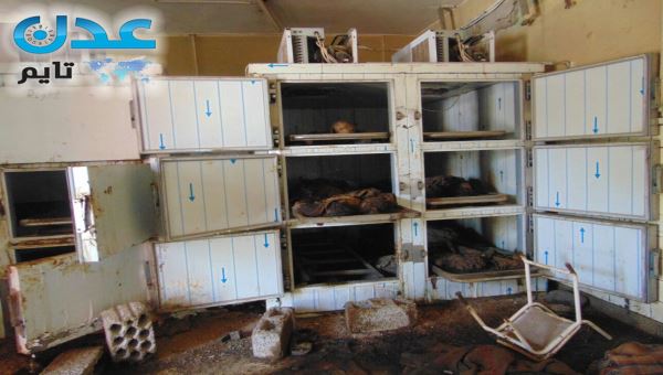 صورة مروعة للحرب على عدن.. مقابر جماعية وجثث متعفنة في ثلاجة مستشفى الجمهورية( صور)
