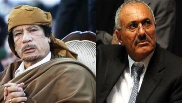 مقاربة بين خطابين .. القذافي 2011 وصالح 2016