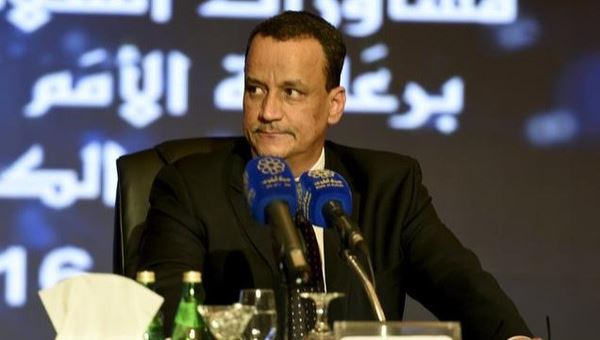 نقاش منفرد بين المبعوث الأممي ووفد الحكومة اليمنية