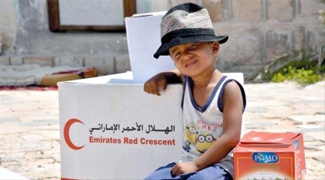 الإمارات ترفع وتيرة المساعدات في اليمن خلال يوليو