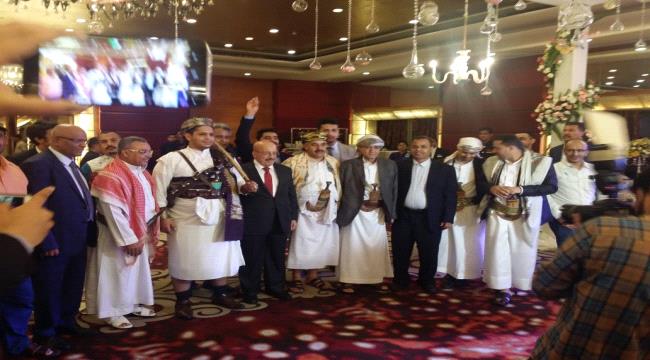 رئيس الجالية اليمنية في الهند يحتفل بزواج نجله 