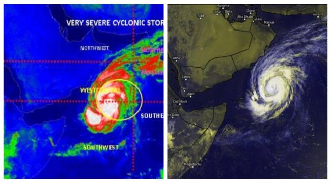 تراجع إعصار “لبان” إلى عاصفة مدارية بالقرب من سواحل المهرة