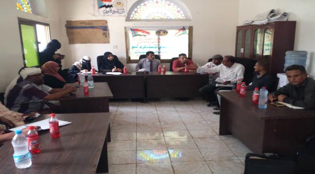  دائرة حقوق الإنسان في المجلس الانتقالي تعقد لقاءاً تشاورياً مع رؤساء الإدارات في #محافظة_لحـج