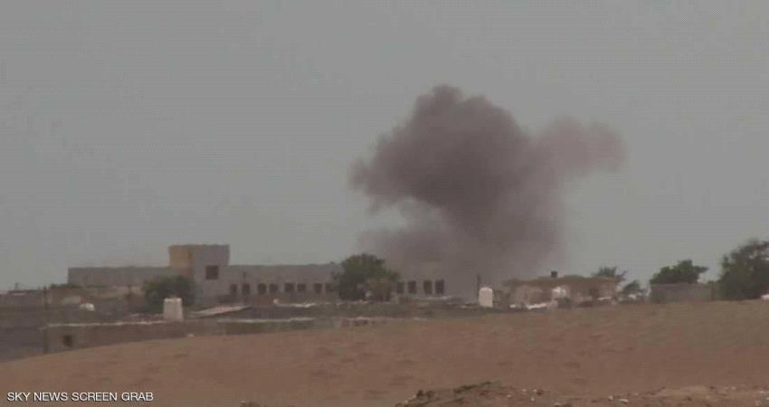 الحديدة مليشيا #الحـوثي ترمي مواقع القوات المشركة بسلاح البيكا 