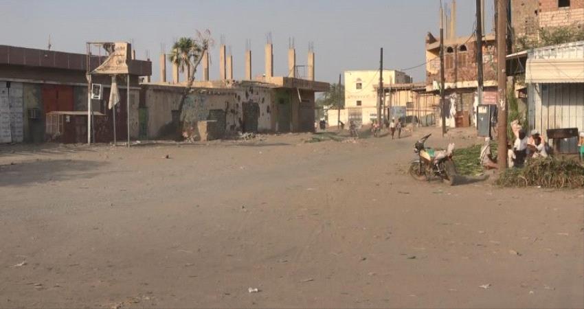 تحشيد وقصف حوثي يطال مواقع القوات المشتركة بحيس جنوبي الحديدة