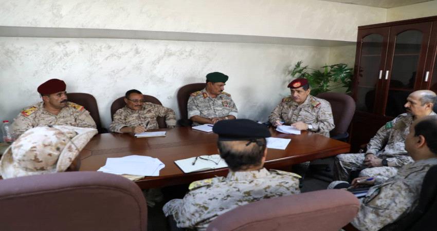 إجتماع عسكري رفيع بعدن لإستكمال تحرير #الضـالع و إب