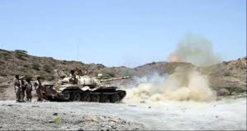 احتدام المعارك العنيفة بين الجيش و#الحـوثيين شمال #الضـالع
