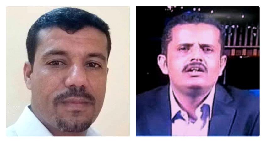 مدير أمن العاصمة عدن يطمئن على صحة الصحفيين  محمد النقيب ونبيل الجنيد 