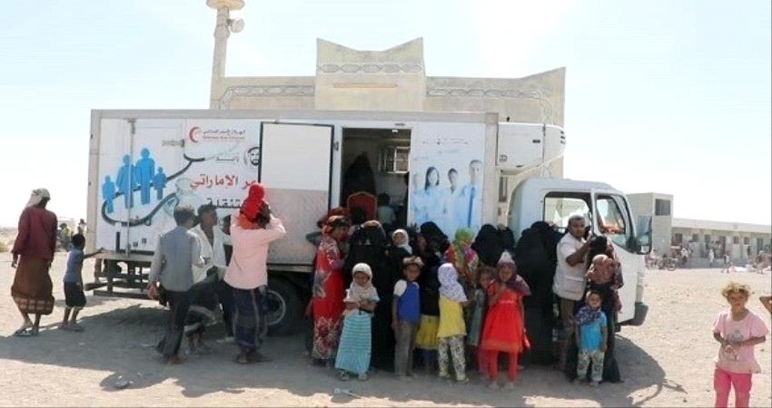 18 ألف مواطن استفادوا من عيادات "الهلال الأحمر الإماراتي" المتنقلة