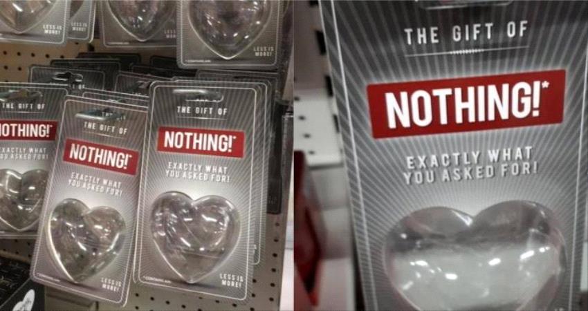 بالصور.. "لا شيء" أحدث هدايا عيد الحب