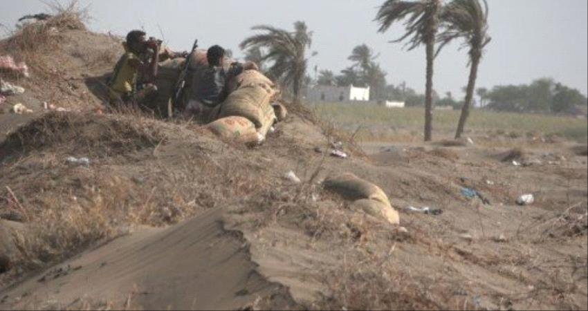 إستشهاد جندي وإصابة 3 آخرين في قصف حوثي جنوب الحديدة