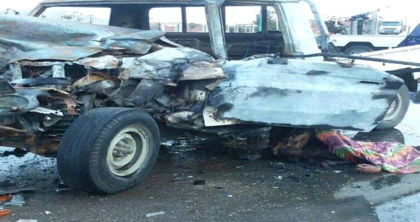 مصرع مواطن اثر حادث مروري مروع في عدن