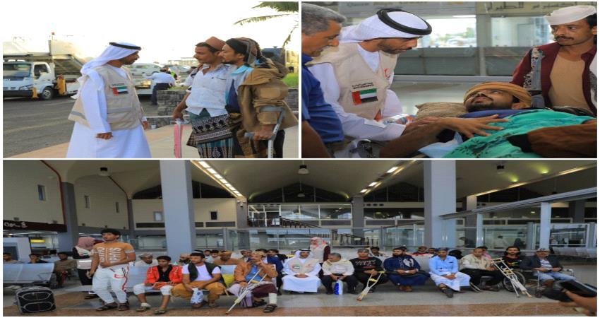 62 جريحا يمنيا يتلقون العلاج في الهند على نفقة الإمارات