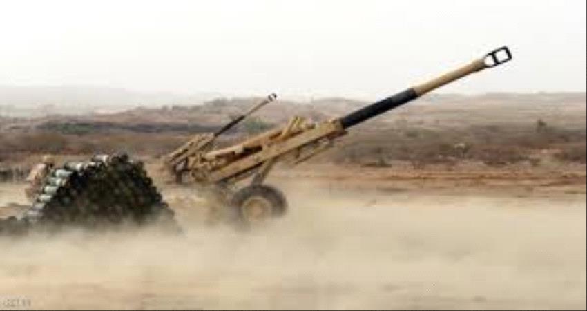 مدفعية التحالف تدمر تعزيزات للحوثيين في الجوف 