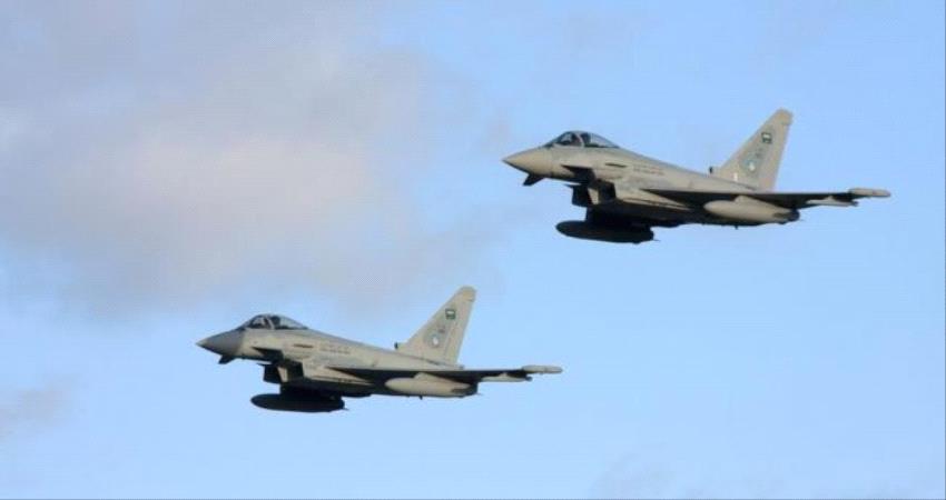 طائرات التحالف تقصف تجمعات للحوثيين في عبس 