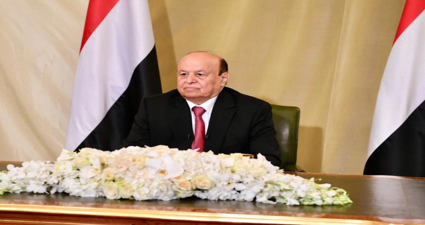 رئيس الجمهورية يوجه خطاب إلى الشعب اليمني بمناسبة ذكرى تحقيق الوحدة