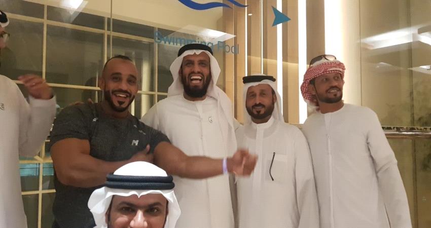 بن بريك يلتقي انس اليافعي بعد قرار تعسفي بتوقيفه من قبل الرياضة اليمنية