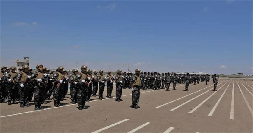 لواء أمني في عدن يحيي ذكرى أكتوبر بعرض عسكري مهيب