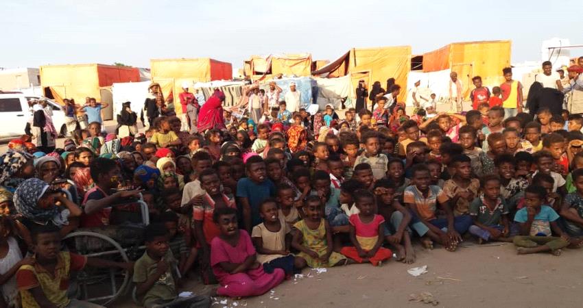 يوم مفتوح في مخيم بلحج لمشروع مبادرة من طفل إلى طفل للعام 2019م