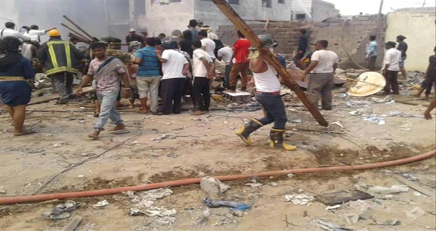 مقتل وجرح مدنيين بانفجار مخزن أسلحة للحوثيين في الحديدة