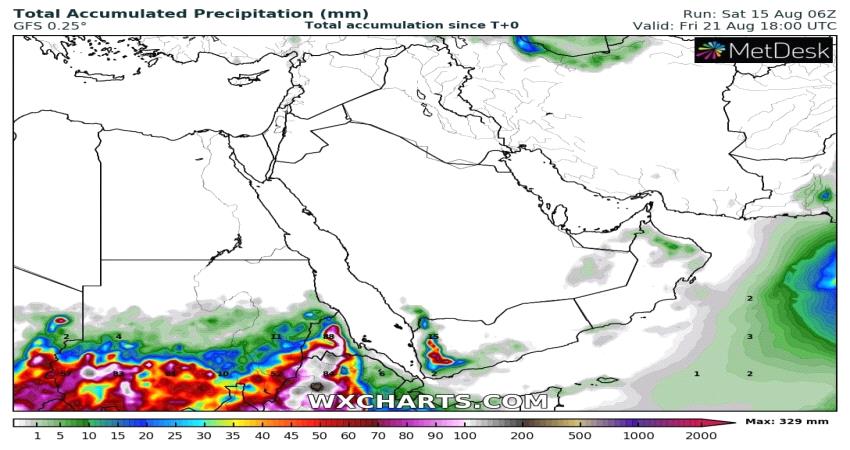 فلكي يمني يتوقع اسبوعا ماطرا في عدد من المحافظات