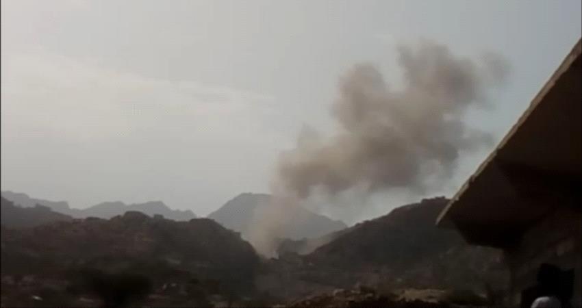 اللواء الرابع حزم يستهدف مواقع مليشيا الحوثي جنوبي تعز