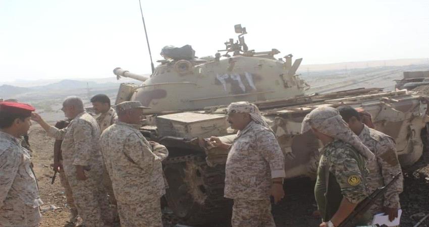 اللواء "العمري" يشدد على رفع الجاهزية القتالية العالية في محور العند بلحج