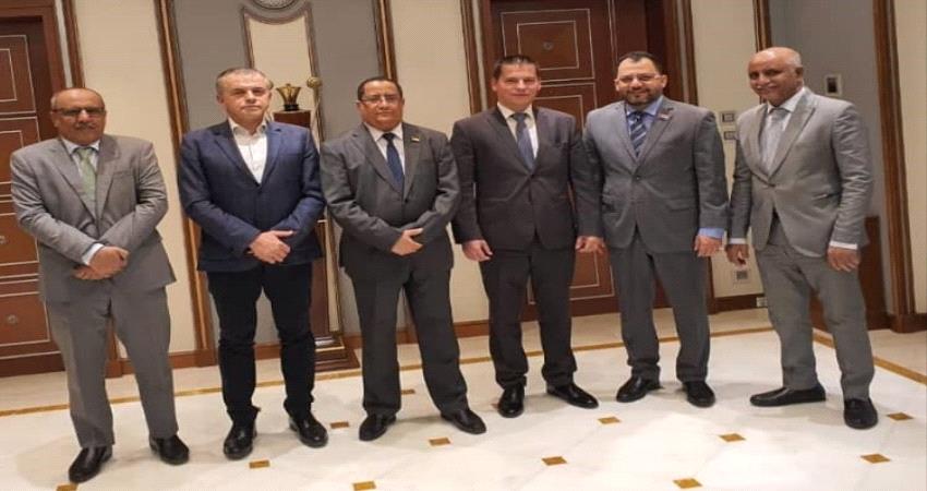 الخبجي يستعرض للسفير البلغاري العقبات امام تنفيذ اتفاق الرياض