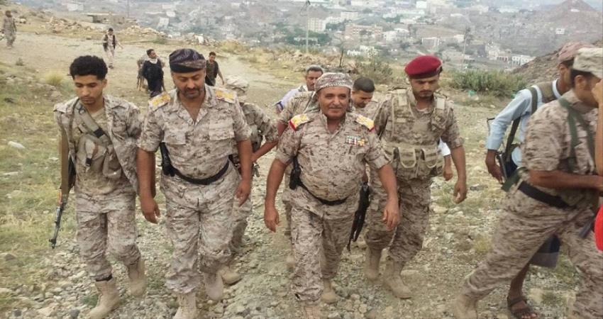 ضباط وجنود اللواء 35 بتعز يطالبون الرئيس هادي باعادة النظر في قرار تعيين " الشمساني "