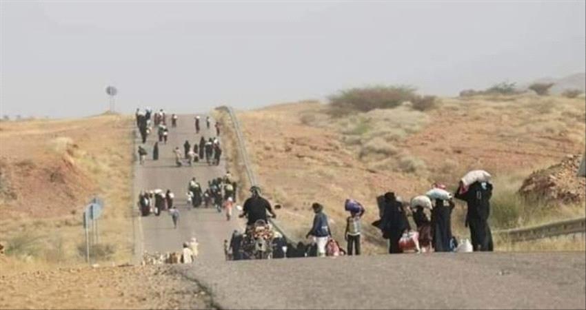 هجمات الحوثي تخلف مأساة انسانية لألاف الاسر في الجوف