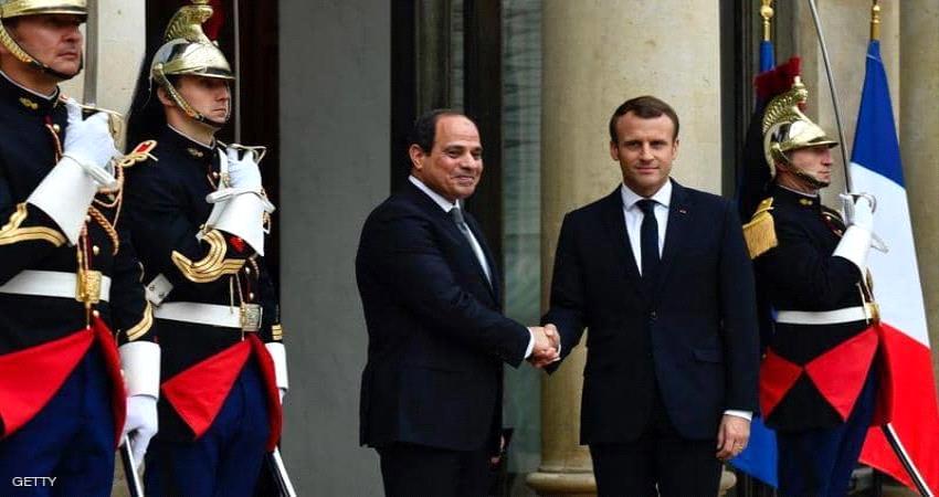 الرئيسان المصري والفرنسي يؤكدان على ضرورة وقف التدخل الخارجي في ليبيا