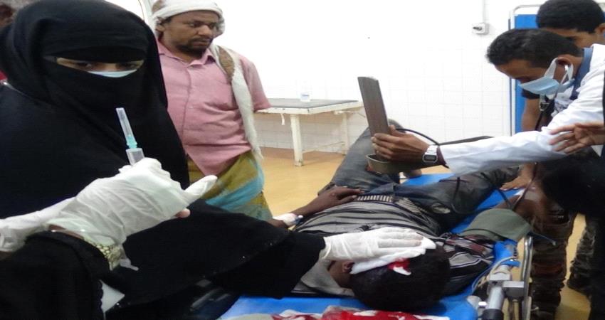 اصابة مهاجر اثيوبي بحادث مروري خطير في لحج