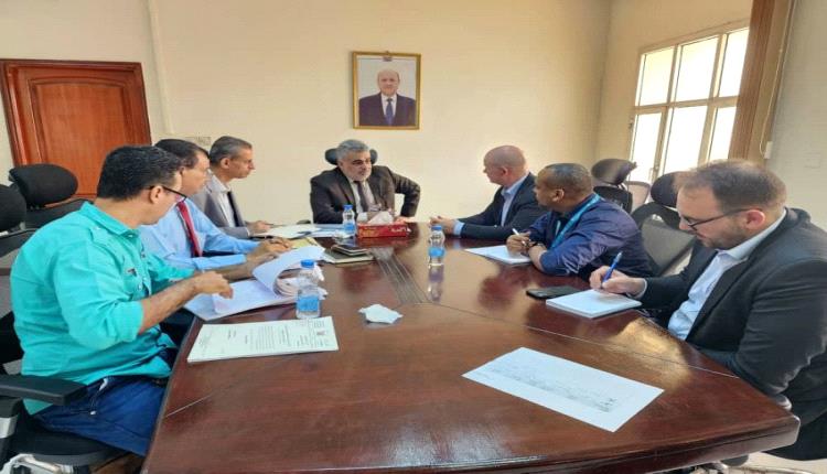 لقاءات في عدن تبحث دعم المنظمات الدولية لعدد من القطاعات..
