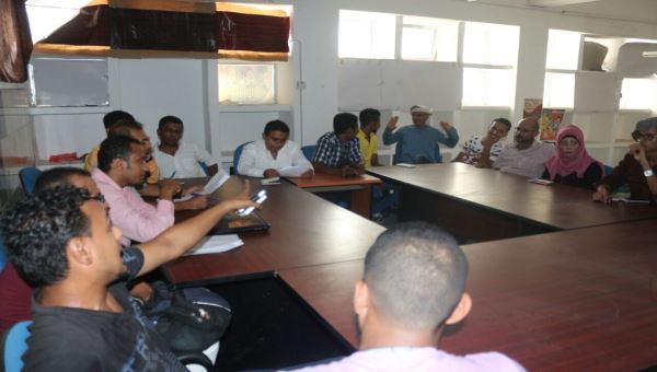 المكتب الإعلامي في عدن يعقد اجتماعه الأول في إطار تطوير العمل الإعلامي