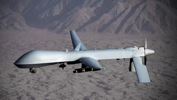 طائرة أميركية دون طيار تقصف 4 من القاعدة وسط اليمن