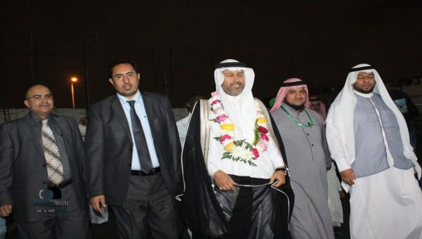 وزير الشباب يحضر مباراة منتخبي الجالية اليمنية والسودانية في مكة