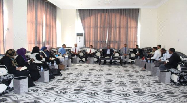 محافظ #حضرموت يستقبل  وفد مكاتب منظمات الأمم المتحدة العاملة باليمن