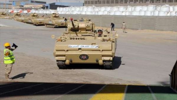مشاركة قوات مصرية ضخمة في "رعد الشمال" بالسعودية( صور)