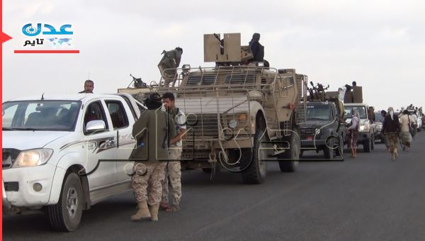 الشيخ المخلافي يغادر عدن مع الدفعة الاولى من قوات تحرير تعز( صور حصرية)