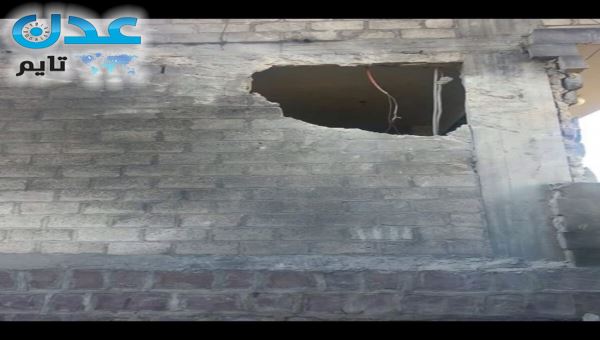 مدفعية مليشيا صالح والحوثي تقصف مساكن المواطنين شرق منطقة مريس بالضالع