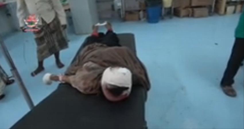 صورة-  إستشهاد إمراة وإصابة طفليها بإنفجار لغم حوثي في الحديدة