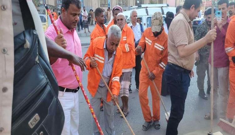 تنفيذ حملة نظافة مشتركة في مديرية المنصورة