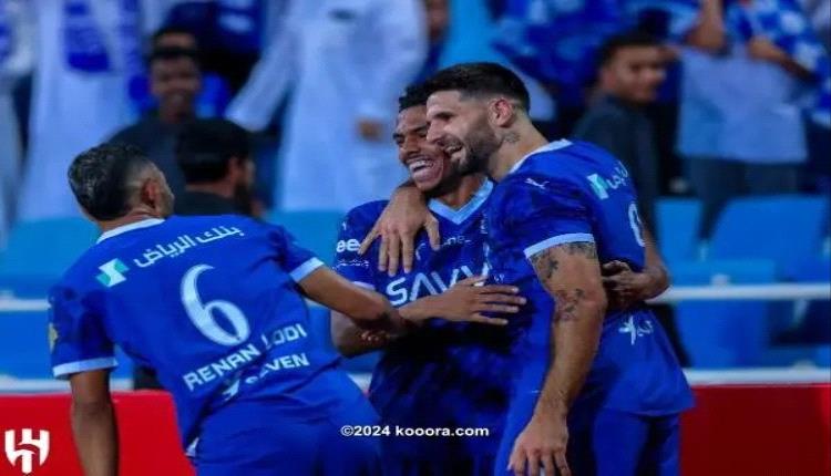 قطار الهلال يدهس ضمك بثلاثية