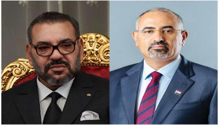 برقية من الرئيس الزُبيدي إلى ملك المغرب محمد السادس 