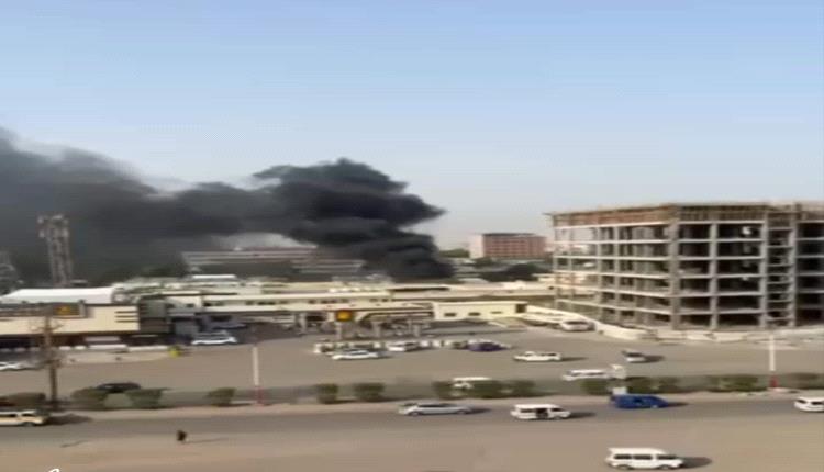 اندلاع حريق في مستشفى الصداقة بالعاصمة عدن 
